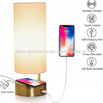 Dimmable Touch Control Bedside, Nightstand Touch Lamp