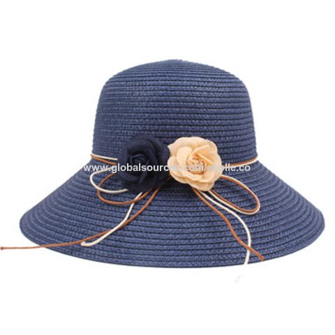 China Beach Sun Paper Straw Hat From Yiwu Manufacturer Ebolle