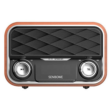 retro wooden speaker