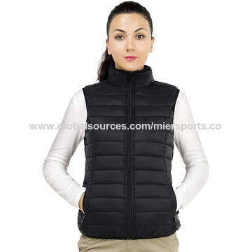 lightweight puffer vest womens