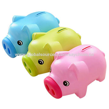 children's piggy banks plastic