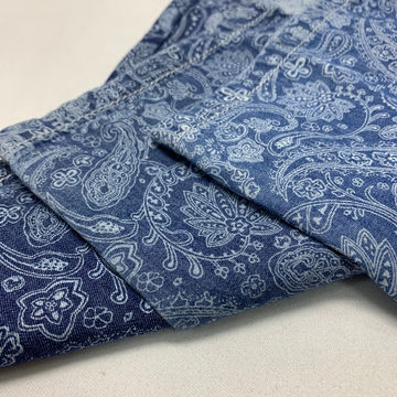 printed denim fabric