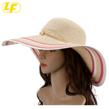 Lady Women Bucket Hats Wide Brim UV Protection Floppy Foldable Bowknot Sun Hat H