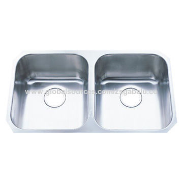 China Under Mount Double Bowl Kitchen Sink From Zhongshan