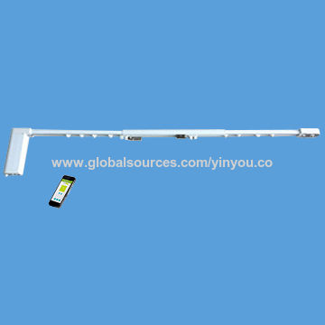 Adjustable Smart Motorized Curtain Track Systems Cover All Window