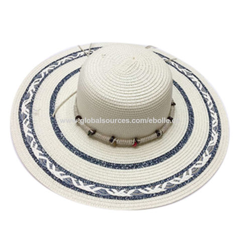 China Fashionable Women S Beach Straw Hats Wide Brim Design