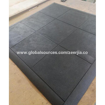 China Anti Fatigue Rubber Mat With Interlocking And Safety Edge