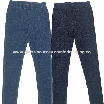 girls jean leggings