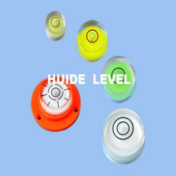 circular spirit level bubble