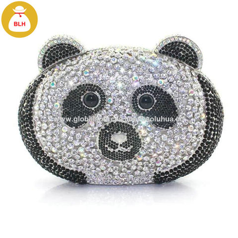 rhinestone animal clutch