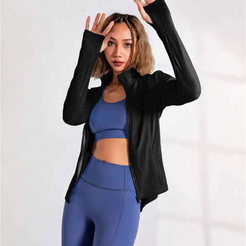 fitted yoga jacket