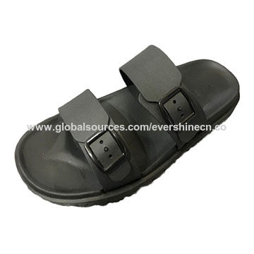 plastic buckle sandals