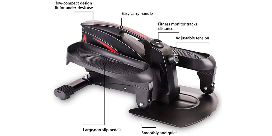 China Todo Under Desk Elliptical Cross Trainer Machine On Global