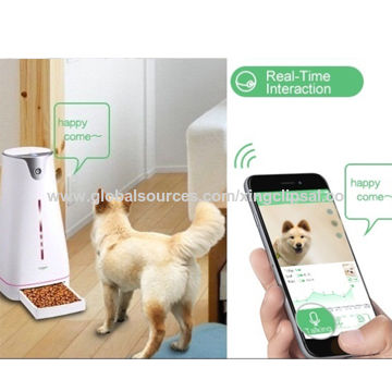 4l Capacity Smart Remote Control Automatic Pet Feeder With Wi Fi