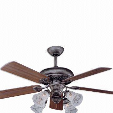 52 Inch Ceiling Fan 12 Degree Blade Pitch 3 Speed Pull Chain