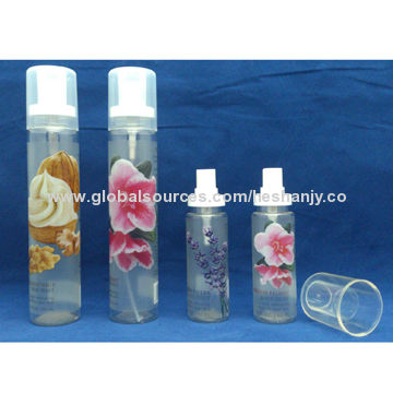 plastic perfume bottles