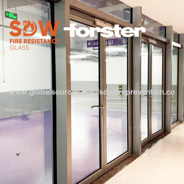Glass Door Fire Protective, Fire Resistant Sliding Glass Doors