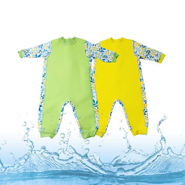 China 22 Summer Swimsuit Long Sleeved One Piece Sunscreen Swimsuit For Kids On Global Sources Buoyancy Vest Cartoon Swimwear Swimsuit