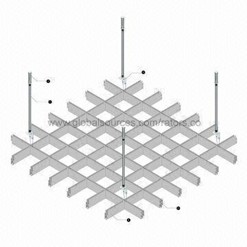 Aluminum Grid Ceiling Open Cell Suspended Ceiling Decoration 0 3