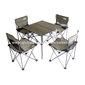 childrens camping table and chairs