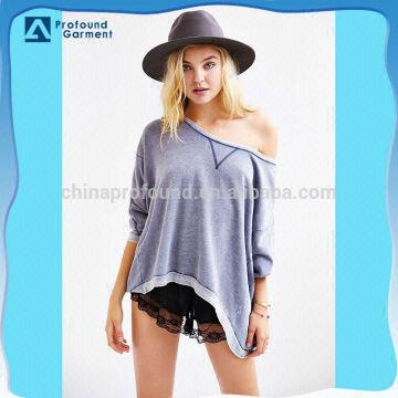 off the shoulder sweatshirt wholesale