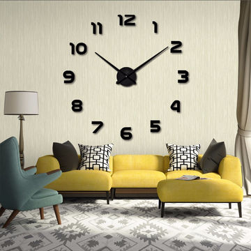 China Diy Clock Wall Clock Sticker Large Digital Clock From