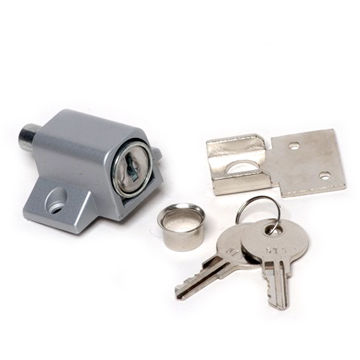 Keyed Patio Door Push In Pin Lock, Sliding Glass Door Pin Lock