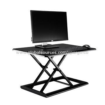 Upergo Aluminum Frame Height Adjustable Sit Stand Desk Computer