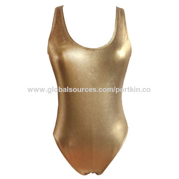 gold foil swimsuit