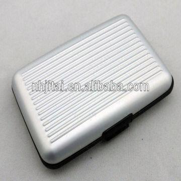 Silver Aluminum Credit Card Case Wallet Anti Rfid Scanning Waterproof Card Holder Global Sources