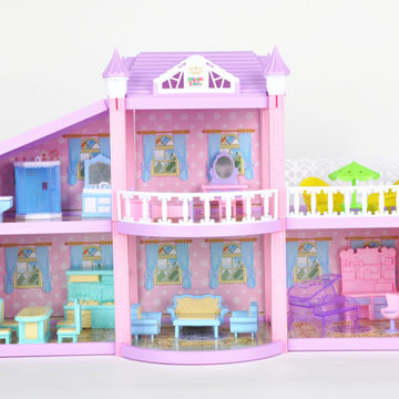 playing doll house