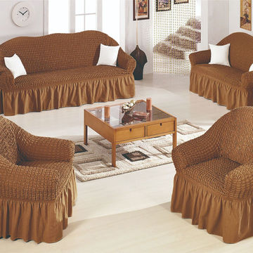 China Modern Soft Couch Double Seat Elastic Easy Fitted Sofa Cover Universal High On Global Sources Jacquard Knitted Stretch Hometextiles And Houehold S Global Sources Jacquard Sofa Cover, Brown Sofa Cover Set