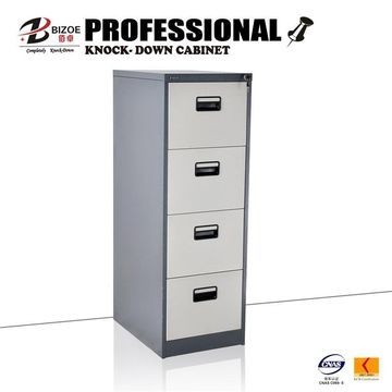 4 Drawer Steel Filing Cabinet Kd Metal Blue Metal Drawer 4