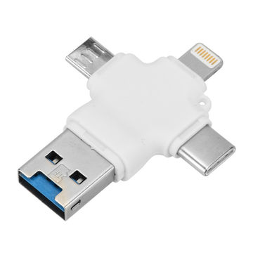 China 4 In 1 Card Reader Usb3 0 Otg Microsd Adapter For Iphone Ipad Pc On Global Sources