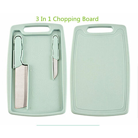 green chopping board