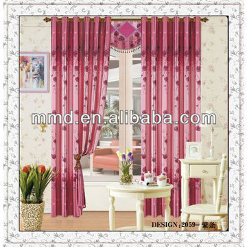 2012 New Shining 100 Polyester Fashion Cheap Design Curtain