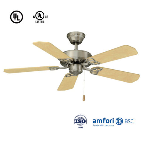China 42 Inch Ac Motor Ceiling Fan With Mdf Blades Finish