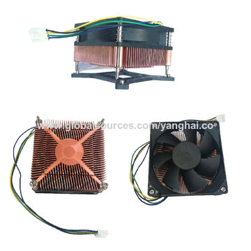 China PC Intel processor socket lga775 used cpu fan with fan & heatsink ...