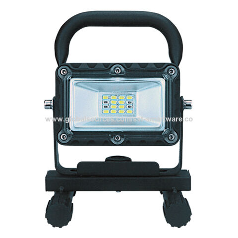 China 8W SMD Portable H stand LED Rechargeable work light dual color ...