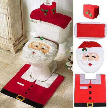 China Wc Toilet Seat Cover Bath Mat Decoration Bathroom On Global Sources Protectors Hometextiles And Houehold Products - Bath Mats And Toilet Seat Covers