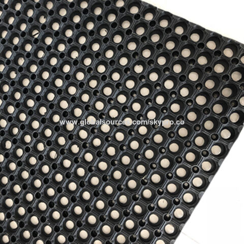 China Waterproof Holes Hollow Interlocking Rubber Kitchen Floor