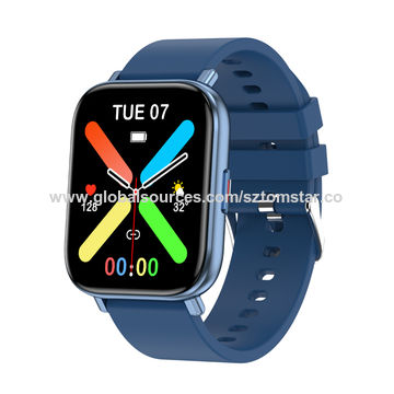 Suministro Al Por Mayor Reloj Inteligente Cuadrado IP67 Impermeable  Rastreador De Ejercicios Monitor De Ritmo Cardíaco Pantalla A Color Pulsera  Inteligente Para Android IOS Teléfono Venta Caliente De Ispy, 40,56 € 
