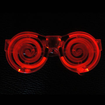 spiral led glasses