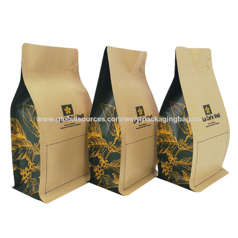 Download China Custom Coffee Kraft Paper Packaging Bag Flat Bottom Gusset Aluminum Foil Food Packaging Zipper Pouch On Global Sources Coffee Packaging Paper Pouch Aluminum Foil Coffee Pouch Ziplock Coffee Packaging Bag