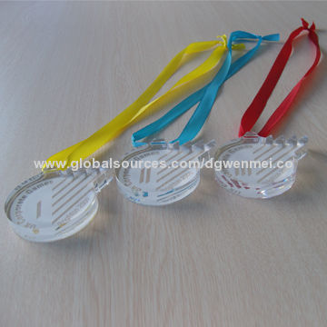 Hot Sale Acrylic Medal Accept Customer Design Global Sources