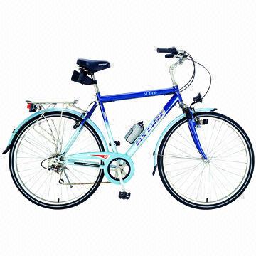 city bike with suspension