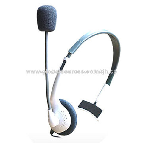 overhead earphone with mic