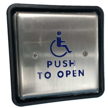 China Stainless Steel Push To Open Switch Anti Theft 4 5 Squre