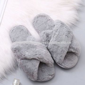 open toe indoor slippers