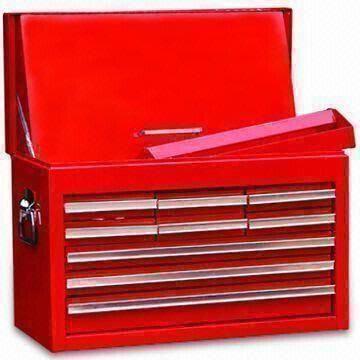 26 Inches 9 Drawers Tool Chest With Ball Bearing Slides And Full